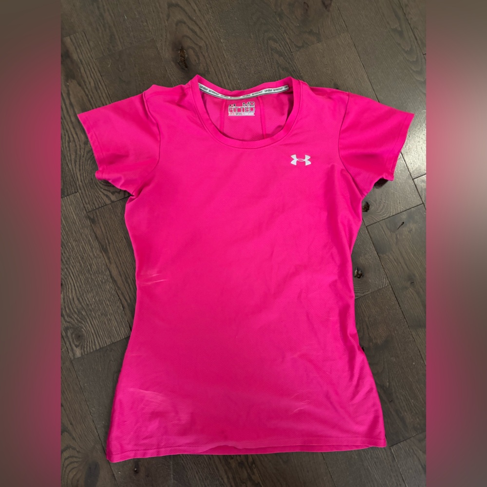 Under Armour Bright Pink Performance Tee
